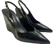 DèCOLLETTè CHANEL ZEPPA DONNA “MANUFACTURE D'ESSAI” MM70 VERNICE NERO