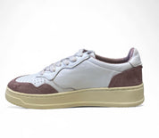 SNEAKERS DONNA “AUTRY” MEDALIST AULW GS28 PELLE BIANCO/NUDE