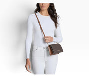 Borsa Donna “MICHAEL KORS” JET SET TRAVEL 35F5GTVC8B MEDIUM FULL FLAP XBODY VANILLA