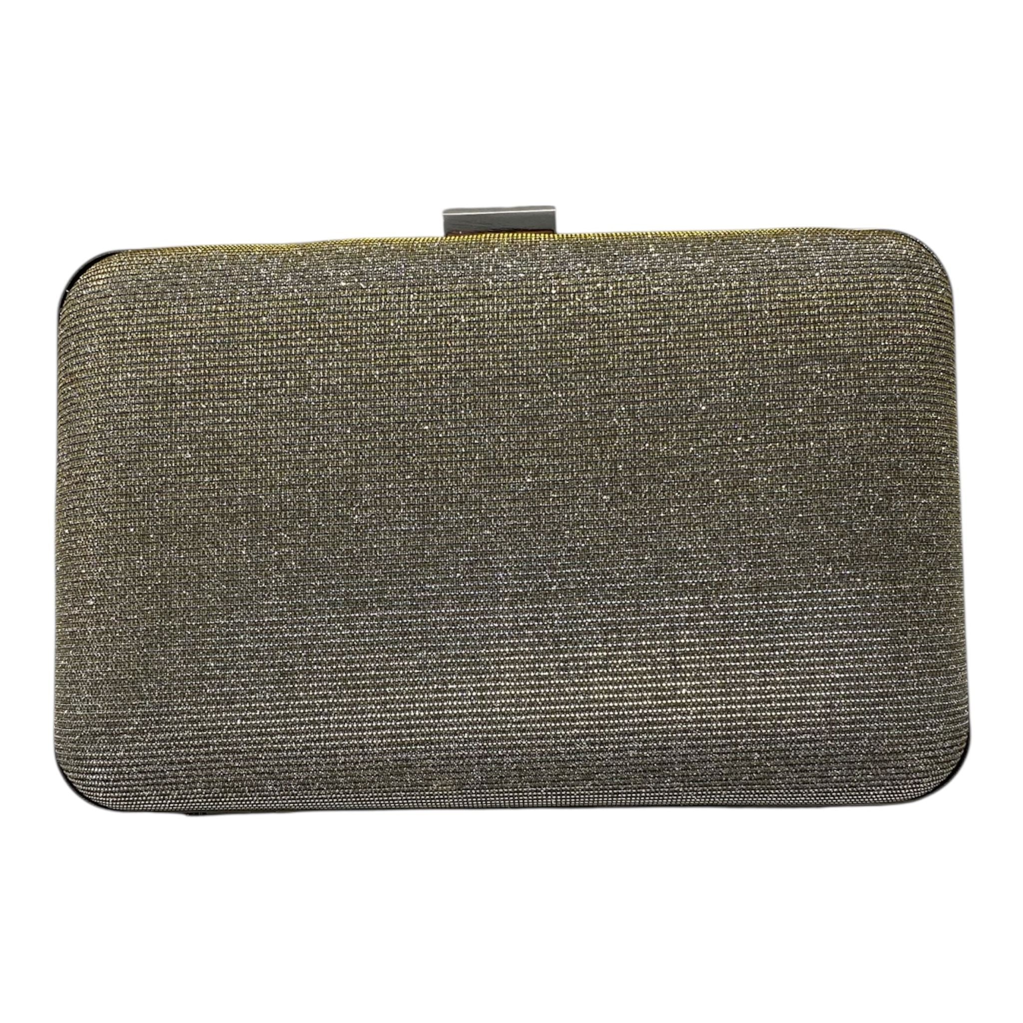 BORSA DONNA “MENBUR" 85143 0071 CLUTCH LAMINATO ORO