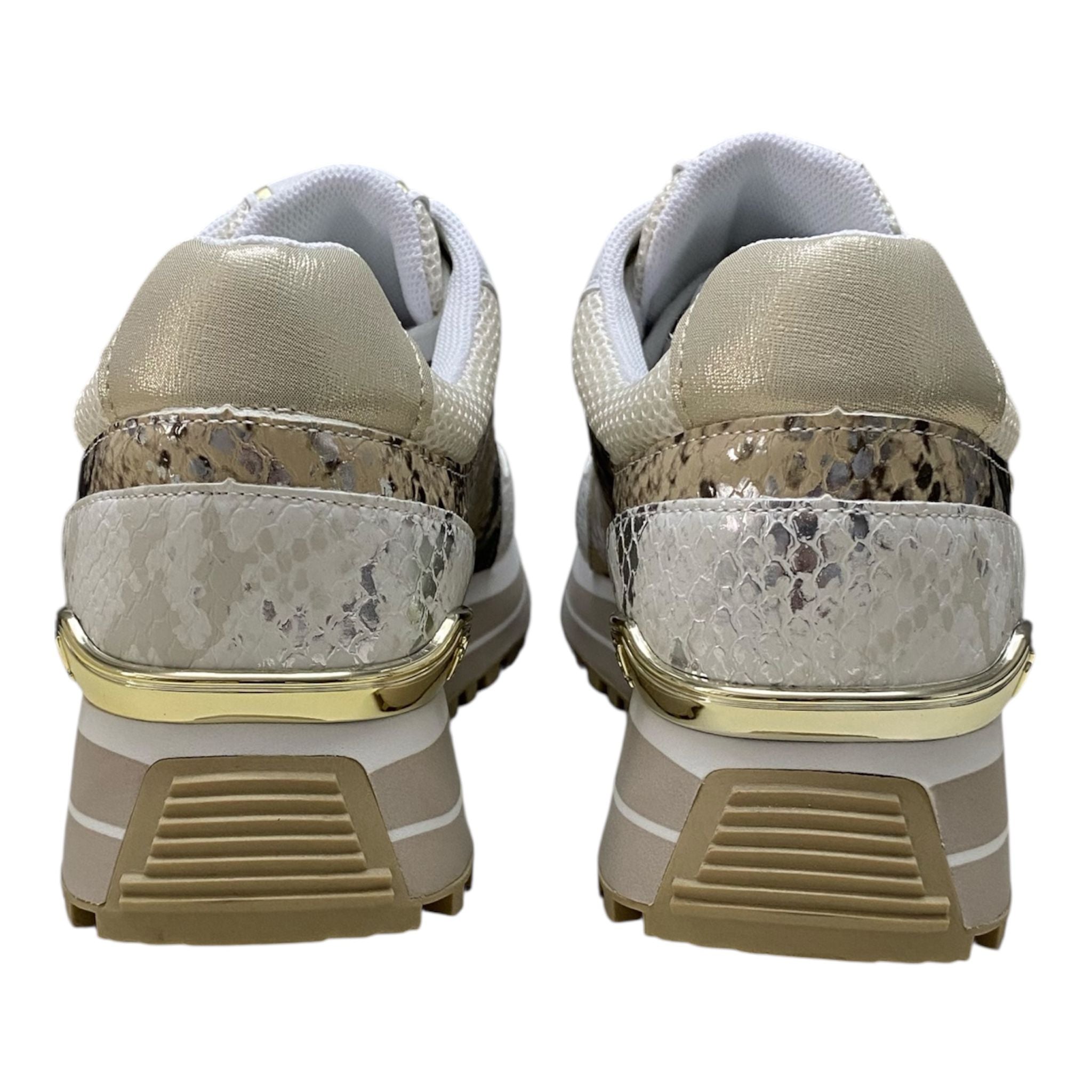 SNEAKERS DONNA “LIU JO” MAXI WONDER 87 S3604 Python/Laminated Beige/Bianco