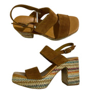 SANDALI TACCO DONNA “PREGUNTA” 2419523 PRIMAVERA ESTATE 2025 CUOIO