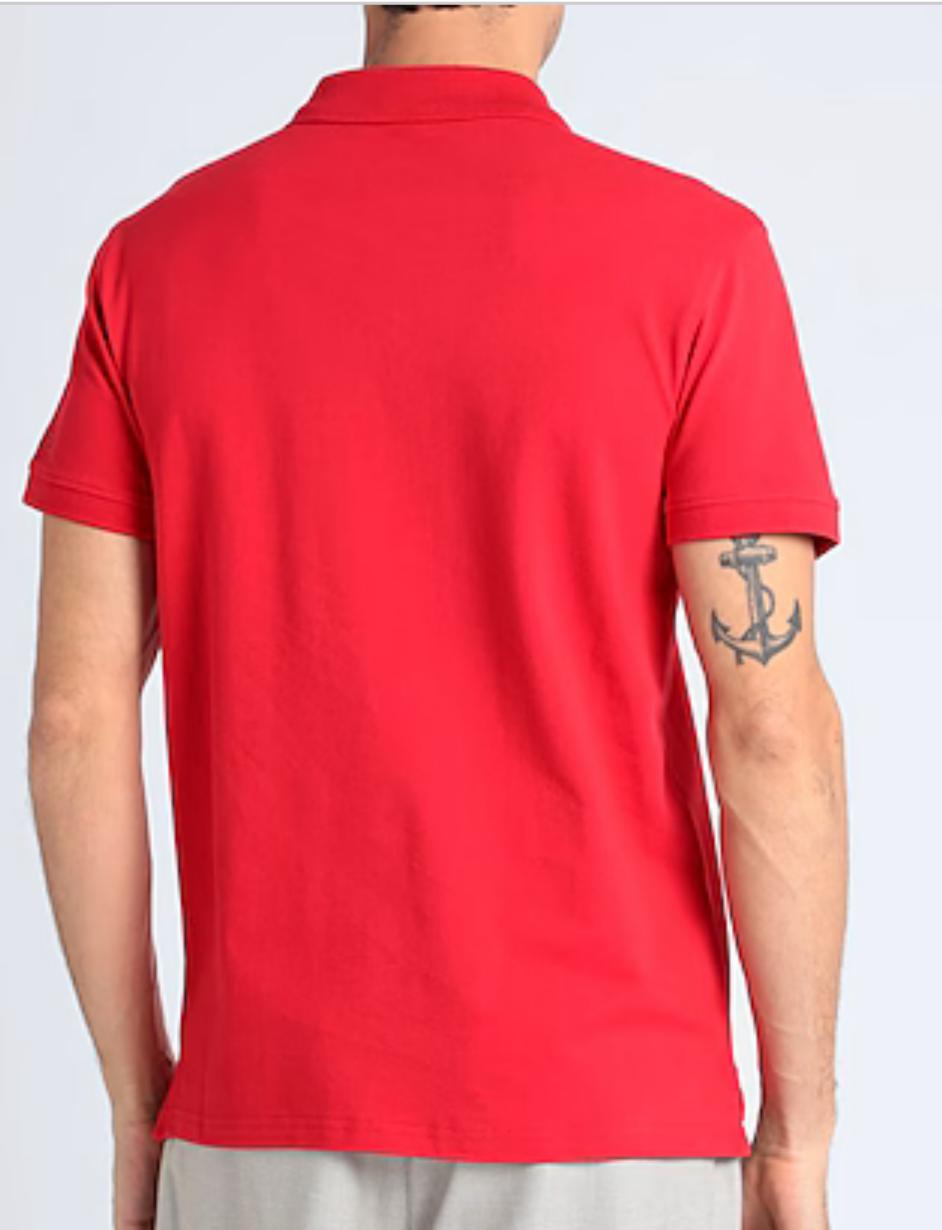 POLO UOMO “ICEBERG” TRIAGLE RED/ROSSO ICE3MPL01