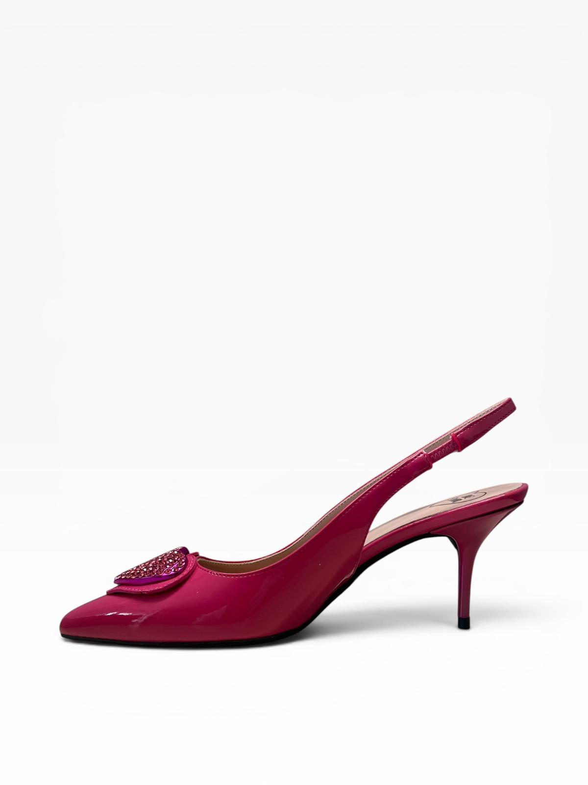 Dècollettè Chanel  Donna “LOVE MOSCHINO” SLINGBACK JA10497G1IIH0604 VERNICE FUXIA