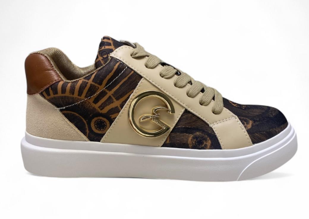 Sneakers Donna "GATTINONI CIRCUS" Marhta 38 Pelle Beige
