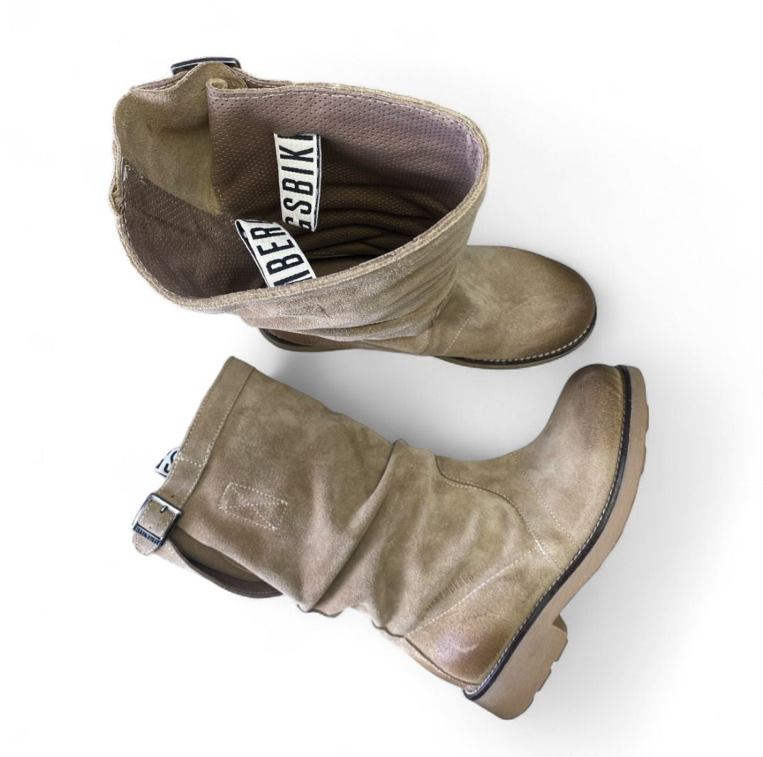 Stivaletti Donna “Bikkembergs” 19002/CP Pelle Beige/Avena