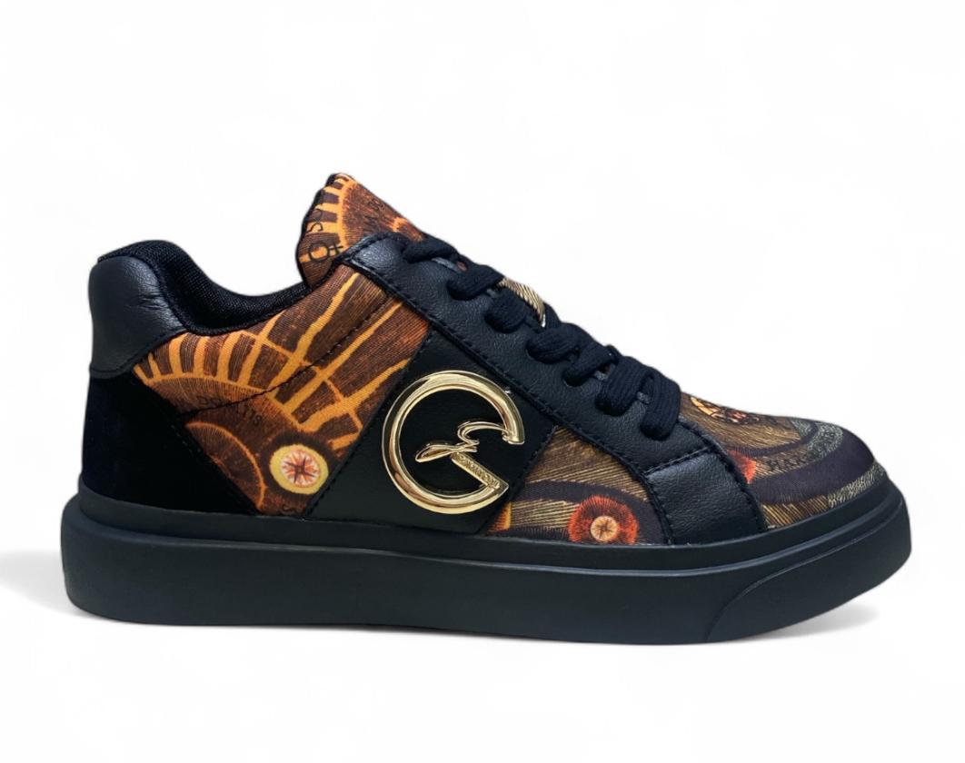 Sneakers Donna "GATTINONI CIRCUS" Marhta 26 Pelle Nero