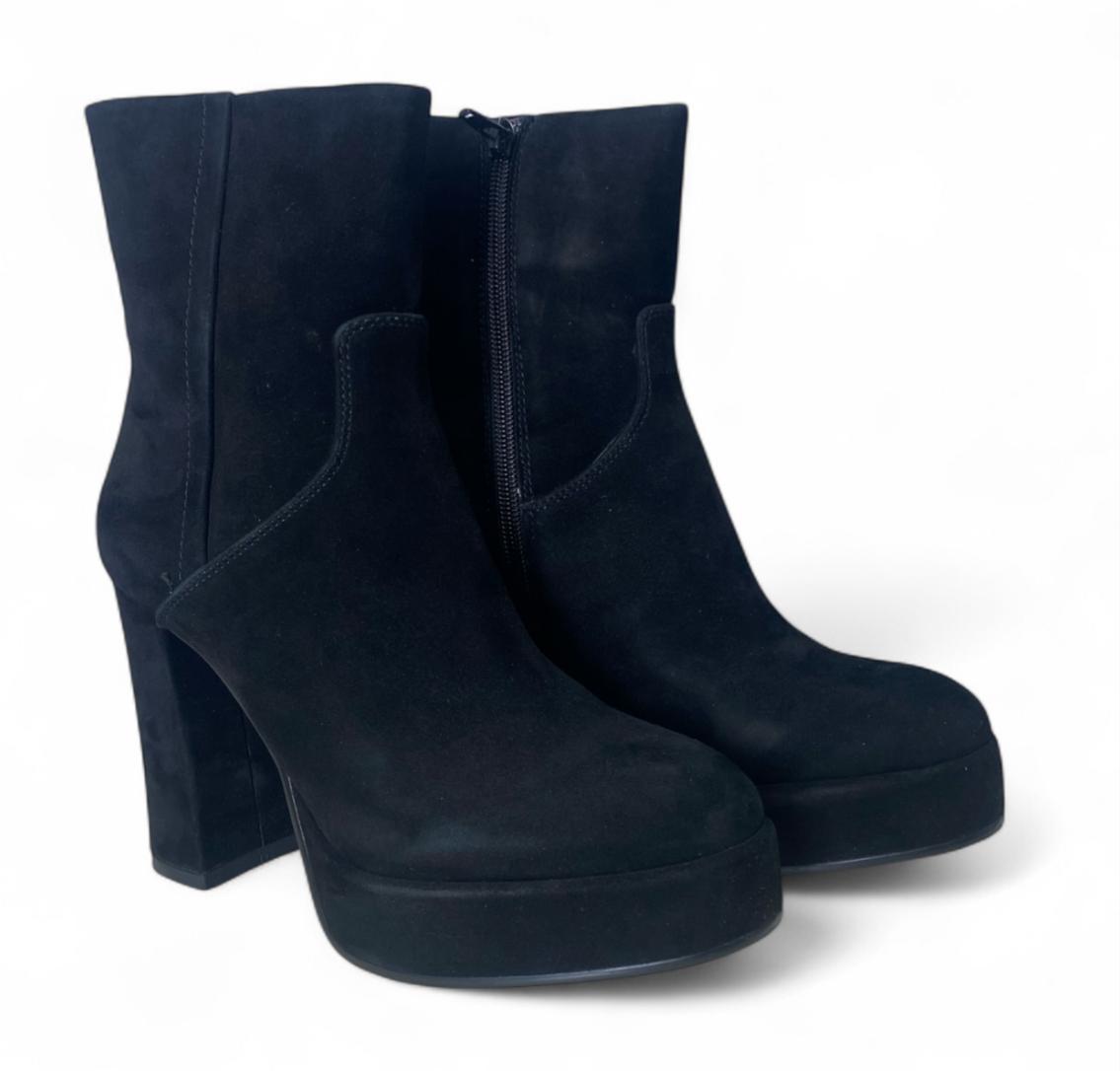 Stivaletti Donna “APEPAZZA" F3TWIGGY03/SUE Tiziana Pelle Nero