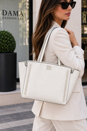 BORSA DONNA “ERMANNO SCERVINO FIRENZE” LARGE TOTE EBA BIANCO