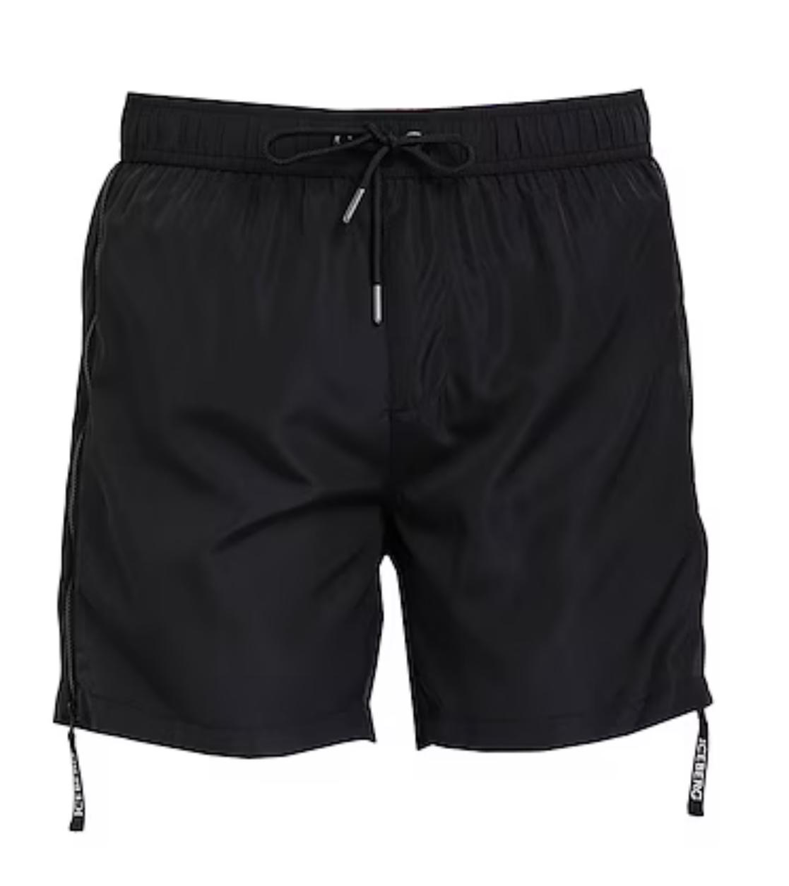 “ICEBERG” BEACHWEAR COSTUME Boxer Mare Uomo MIXTAPE  BLACK/NERO