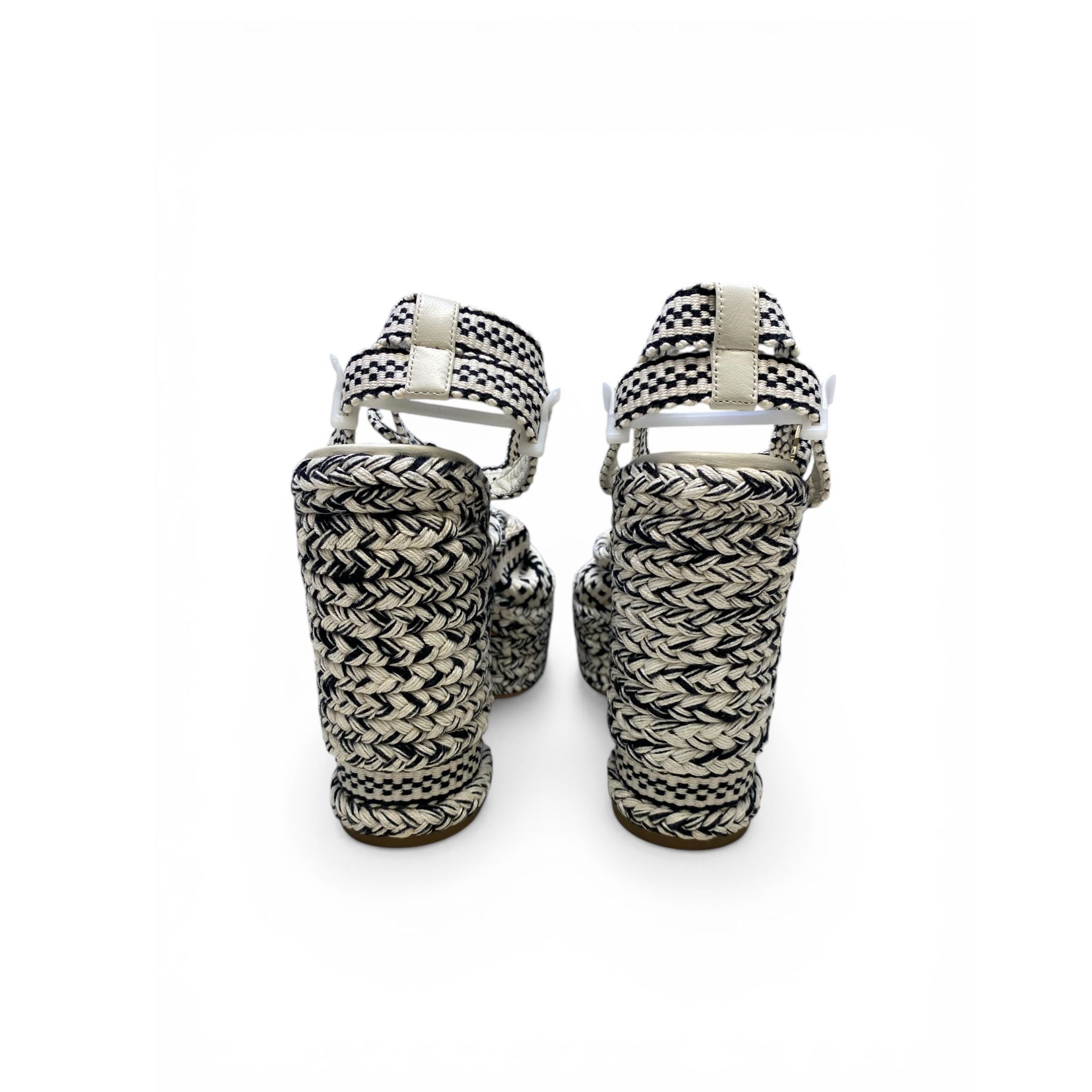 Sandali Donna “ANTOLINA” BARBARA.001 Bianco/Nero