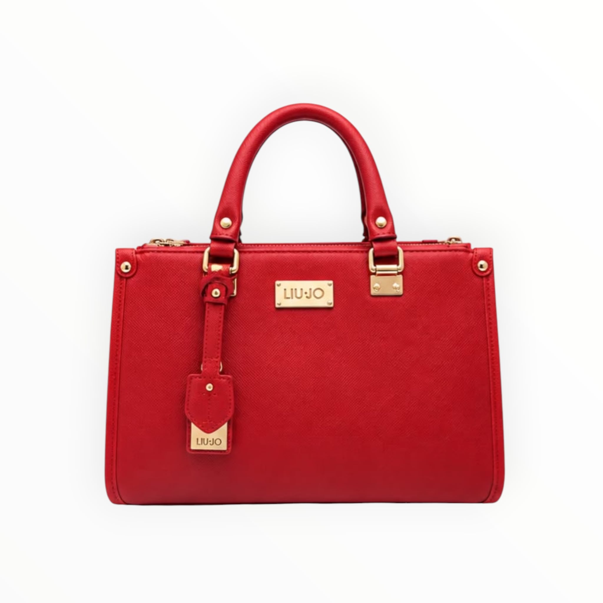 BORSA DONNA “LIU JO” 019016 E0087 M SATCHEL BOUBLE ROSSO
