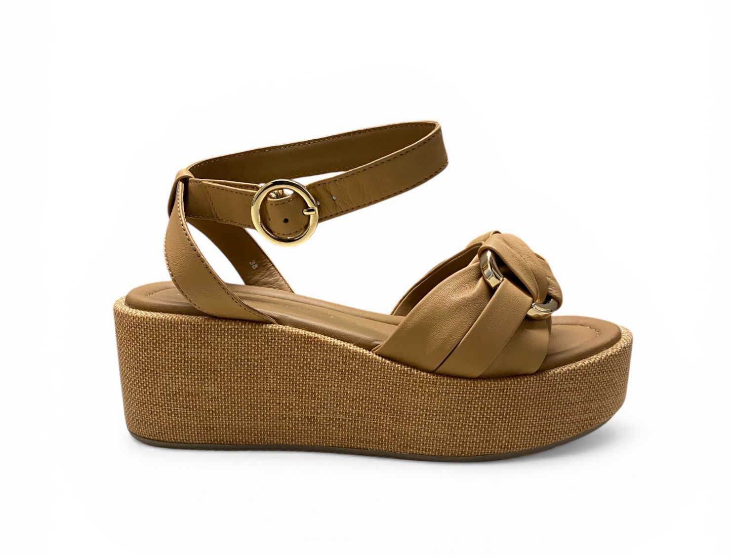 Sandali Zeppa DONNA “ALTRA OFFICINA” AO1404X Nappa Grano/Cuoio