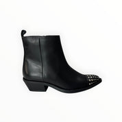 Stivaletti Texani Donna “CARMENS” Kelly Studs 56306 Pelle Nero