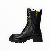Stivaletti Anfibio Donna “BRUNO PREMI” BI5003X Pelle Nero