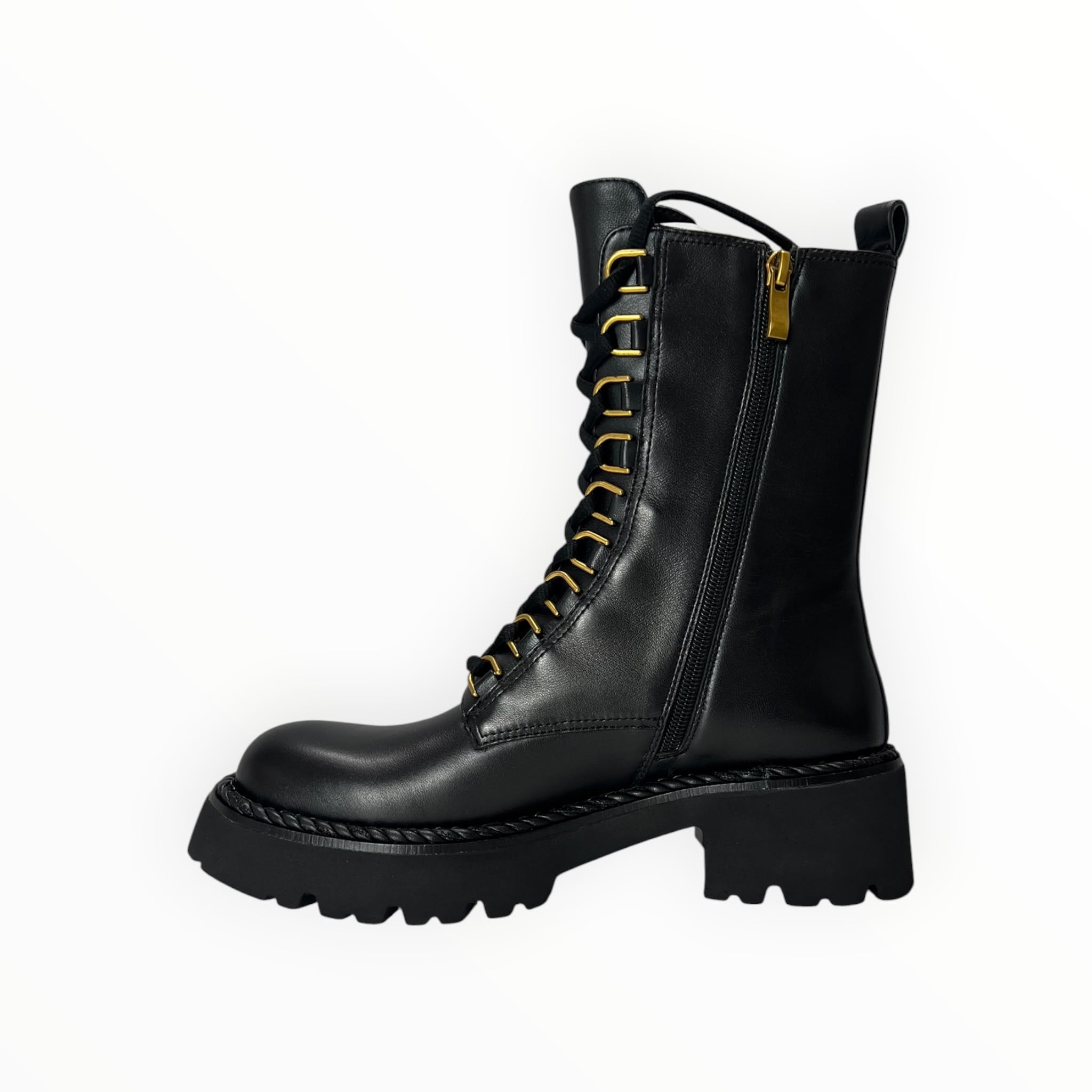 Stivaletti Anfibio Donna “BRUNO PREMI” BI5003X Pelle Nero