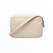 BORSA DONNA “PINKO ”CARRIE CAMERA BAG CLASSIC A2JC Z14E PELLE AVORIO