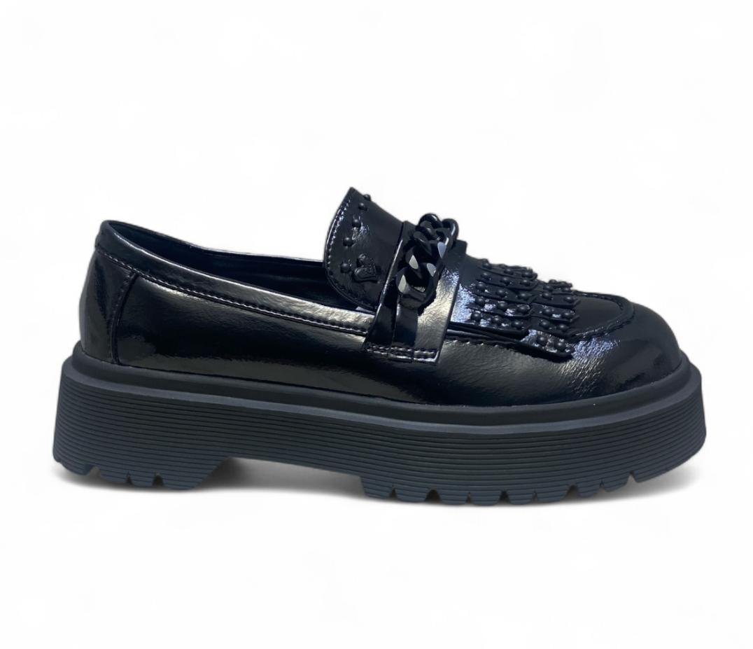 Mocassini Donna “Braccialini” L73 Vernice Nero