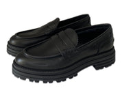 Mocassini  College Donna “GR8” MO 01  Autunno/Inverno 2024/2025 Vera pelle Nappa – Nero