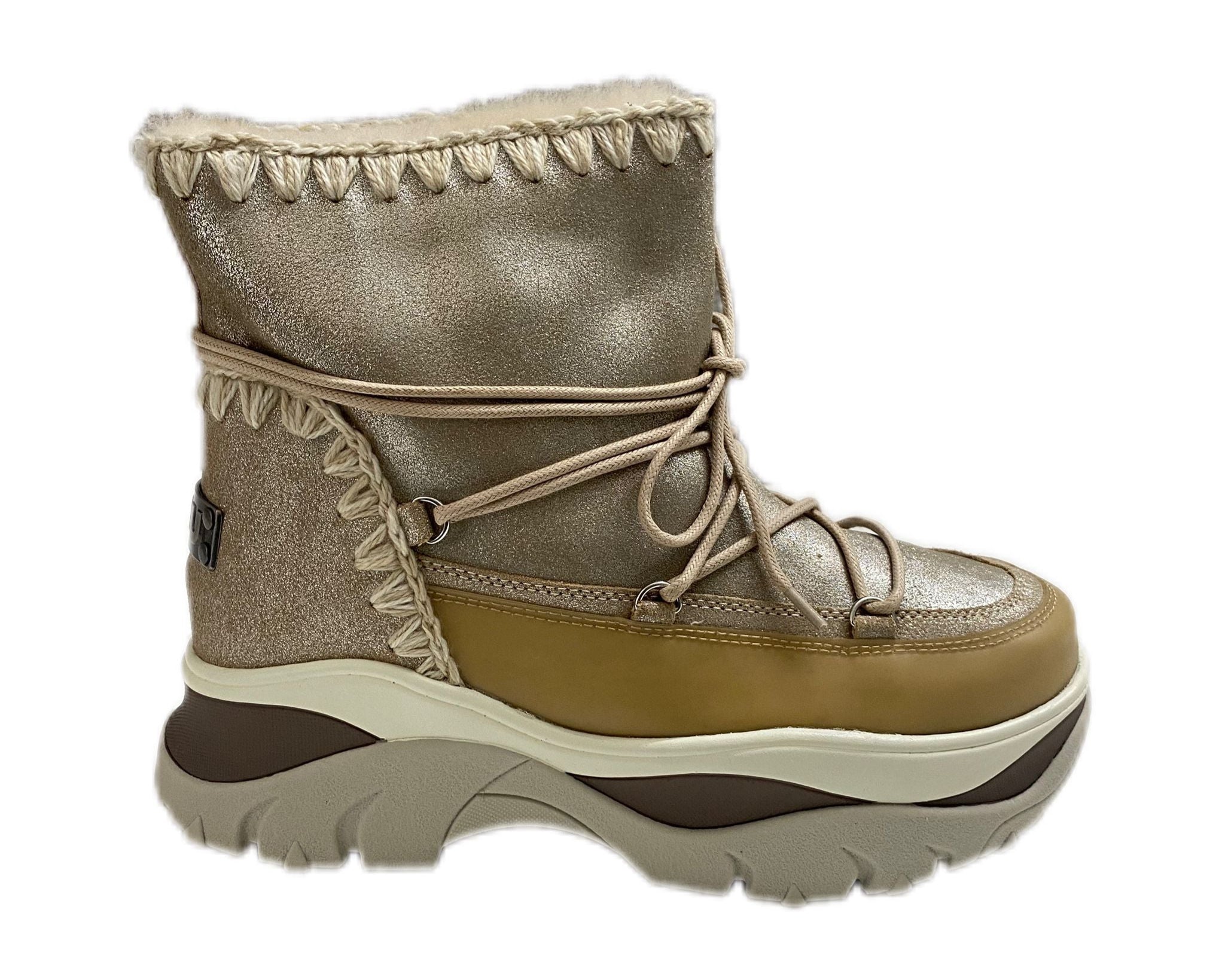 Stivaletti Donna “MOU” Do Chunky Sneakers Beige/STME