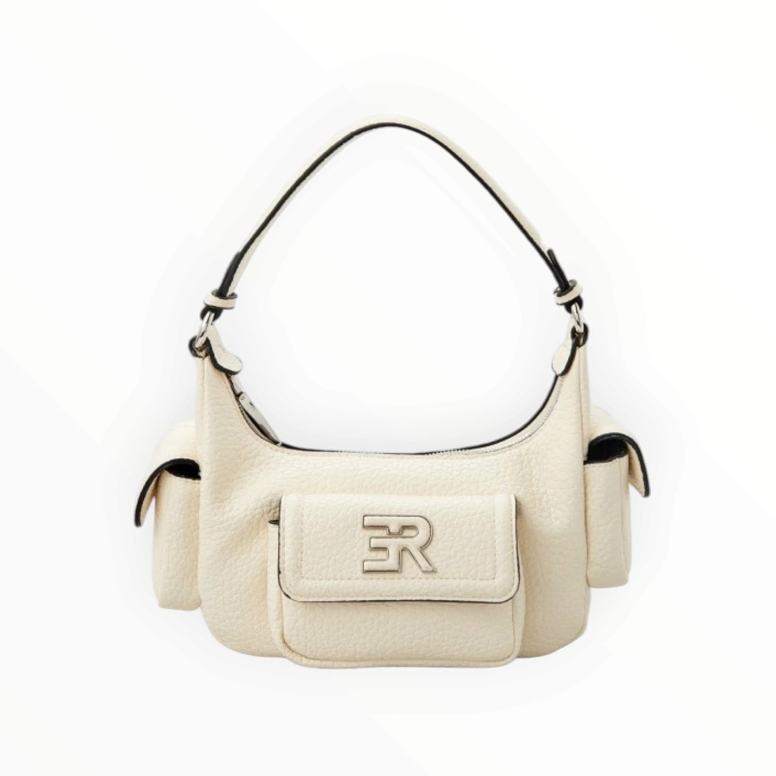 BORSA DONNA “ERMANNO SCERVINO FIRENZE” SMALL HOBO ANNA AVORIO