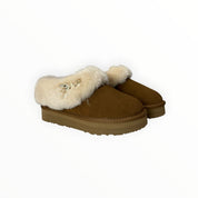 Mocassini Sabot  Donna “PATRIZIA PEPE" PPJ988  Camoscio Camel