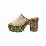 Sandali Tacco Zeppa Donna “PREGUNTA”2519003 001 Beige