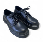 Stringata Derby Donna “BRACCIALINI” L76 Nero