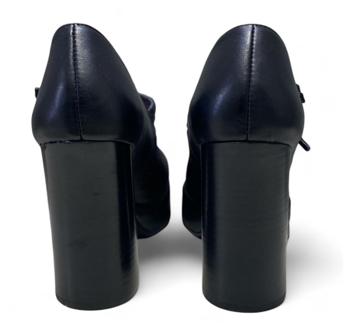 Décolleté Donna “APEPAZZA” F3TWIGGY01/LEA Teresa Pelle Nero