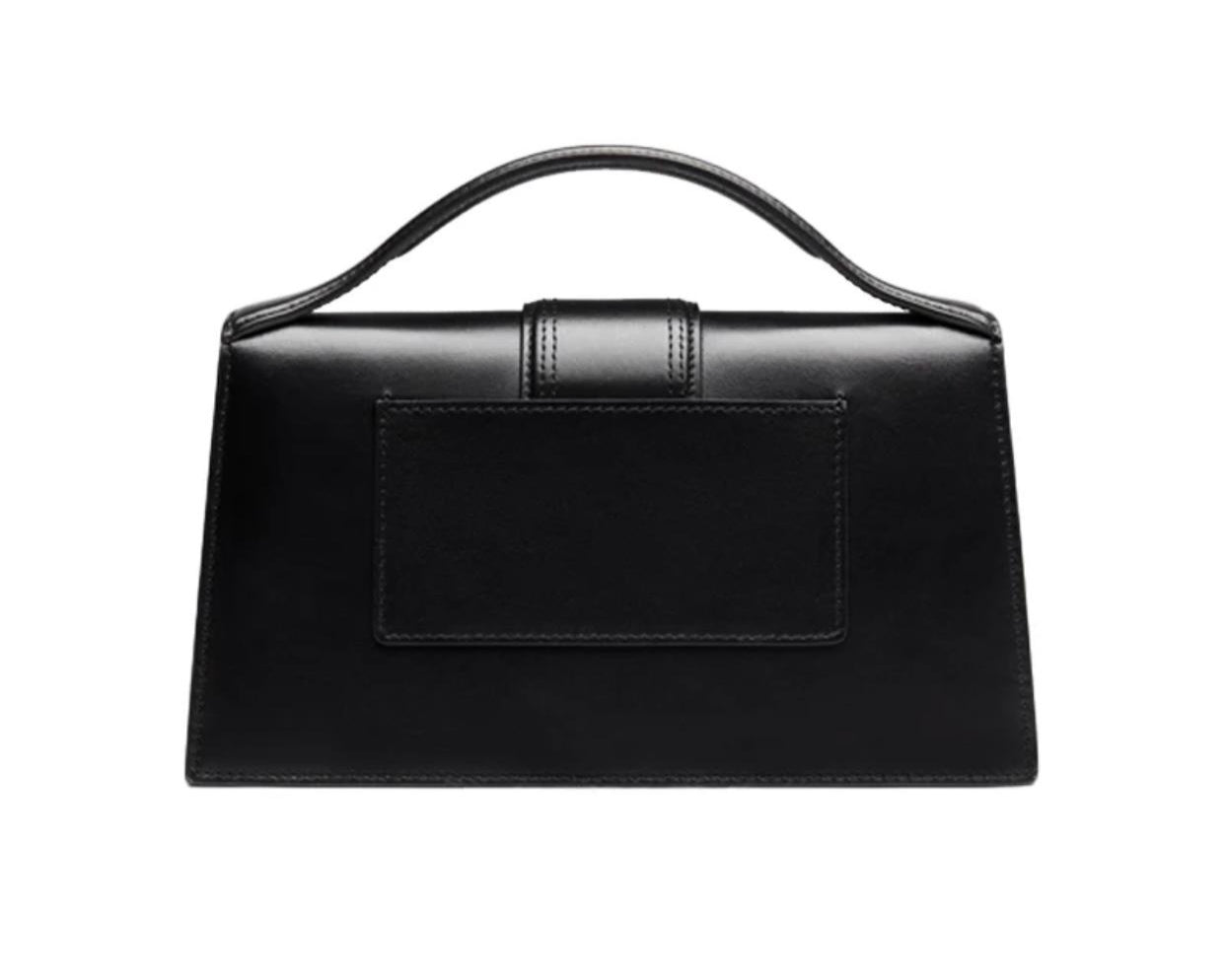BORSA DONNA “JACQUEMUS” LE GRAND BAMBINO PRIMAVERA ESTATE 2025 NERO