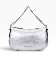 Borsa Donna “MICHAEL KORS” CARMELA  35F5S1QC5M SMALL POUCHETTE XBODY SILVER