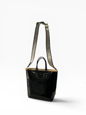 Borsa Donna "N°21" TOTE VERTICALE PELLE VERNICE NERO