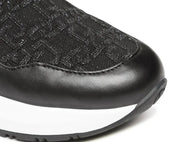 "LIU JO" Lily 16 Sneakers Sock Elastic Donna Primavera Estate 2025  Black BA3083TX262