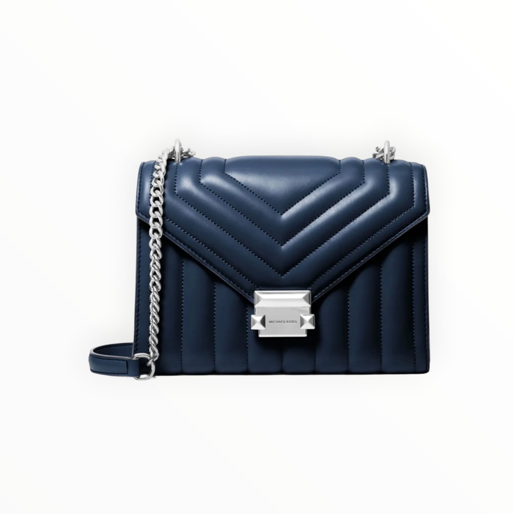 Borsa Donna “MICHAEL KORS” WHITNEY 35R4SWHL6U MD FLAP NAVY BLUE
