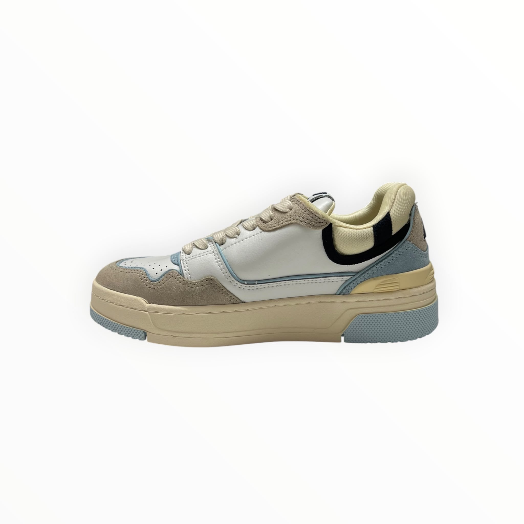 SNEAKERS DONNA “AUTRY” CLC ROLW MM29 PELLE BIANCO/CELESTE