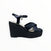 Sandali Zeppa Donna “BRACCIALINI” BB90 Nero