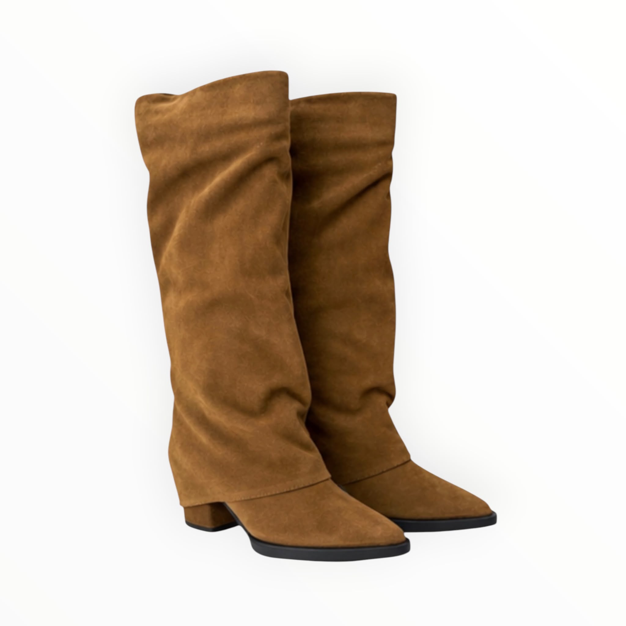 Stivali Donna “ELVIO ZAN" EC1502X Camoscio Cuoio