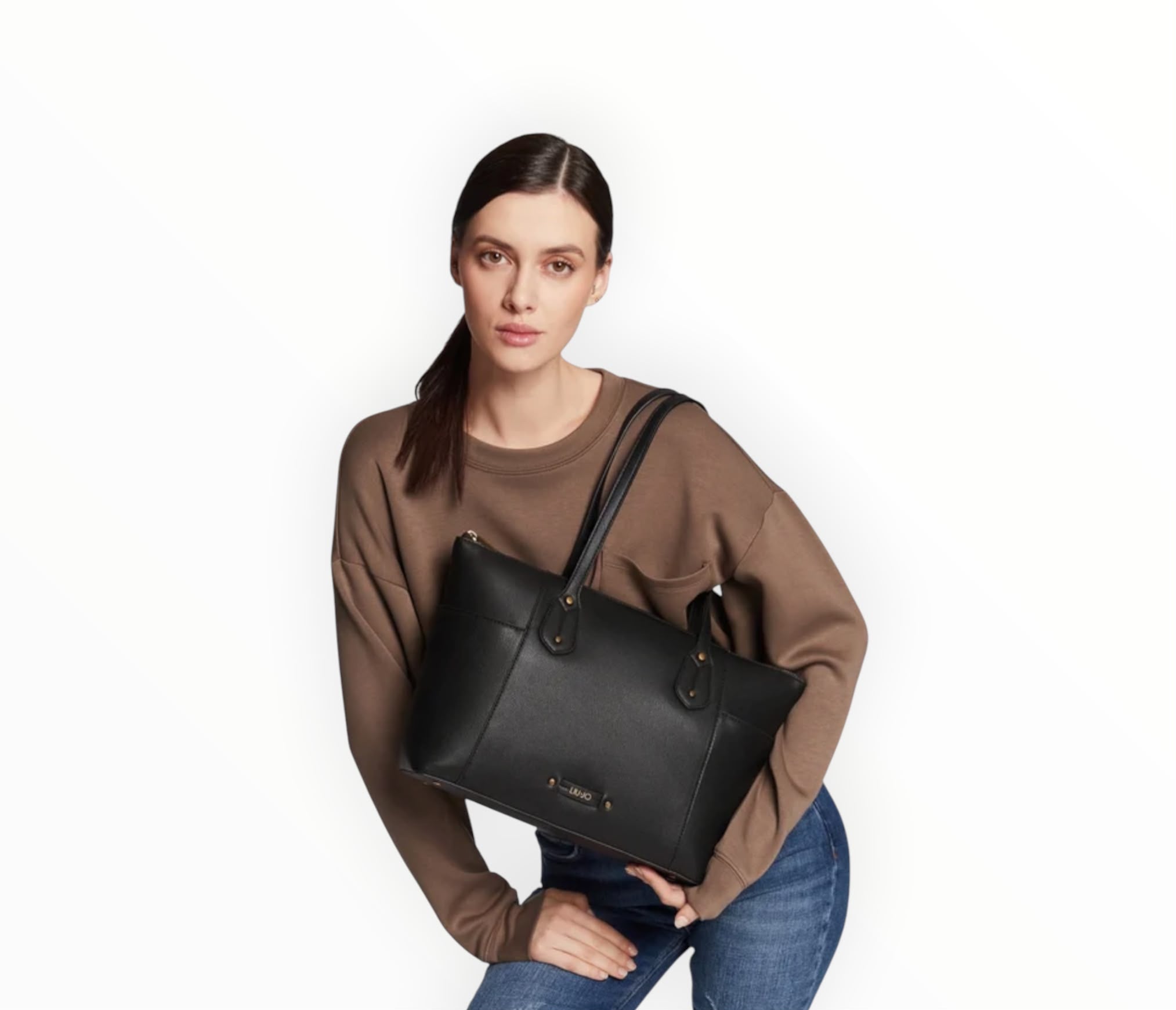 BORSA DONNA “LIU JO” AA3154 E0087 TOTE L ADONIDE NERO