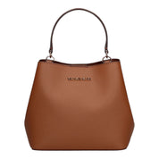 Borsa Donna “MICHAEL KORS” PRATT  35S4G3FM5T SMALL BCKT SAFFIANO Marrone