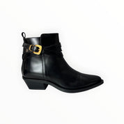 Stivaletti Texani Donna “CARMENS” Kelly Wrap 54126 Pelle Nero