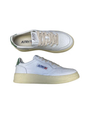SNEAKERS DONNA “AUTRY” MEDALIST AULW LL62 PELLE BIANCO/VERDE