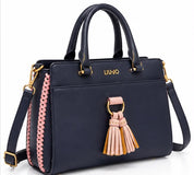 BORSA DONNA “LIU JO” AA3B72 E0037 M SATCHEL BLU SCURO