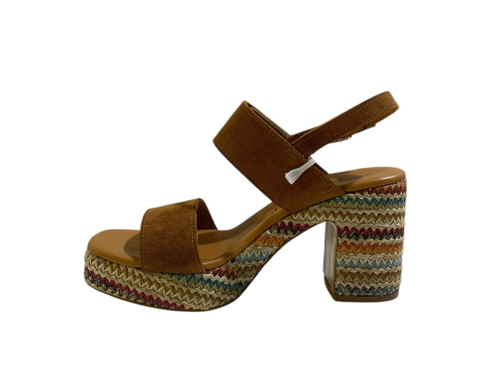 SANDALI TACCO DONNA “PREGUNTA” 2419523 PRIMAVERA ESTATE 2025 CUOIO