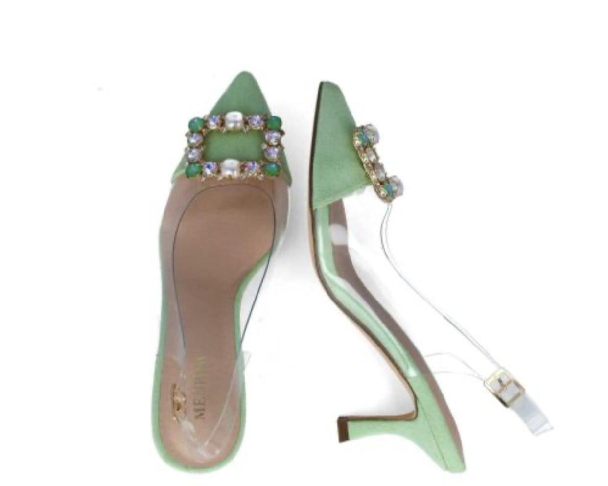 DECOLLETE’ APERTA DONNA “MENBUR” 23847 VERDE PRIMAVERA/ESTATE 2025