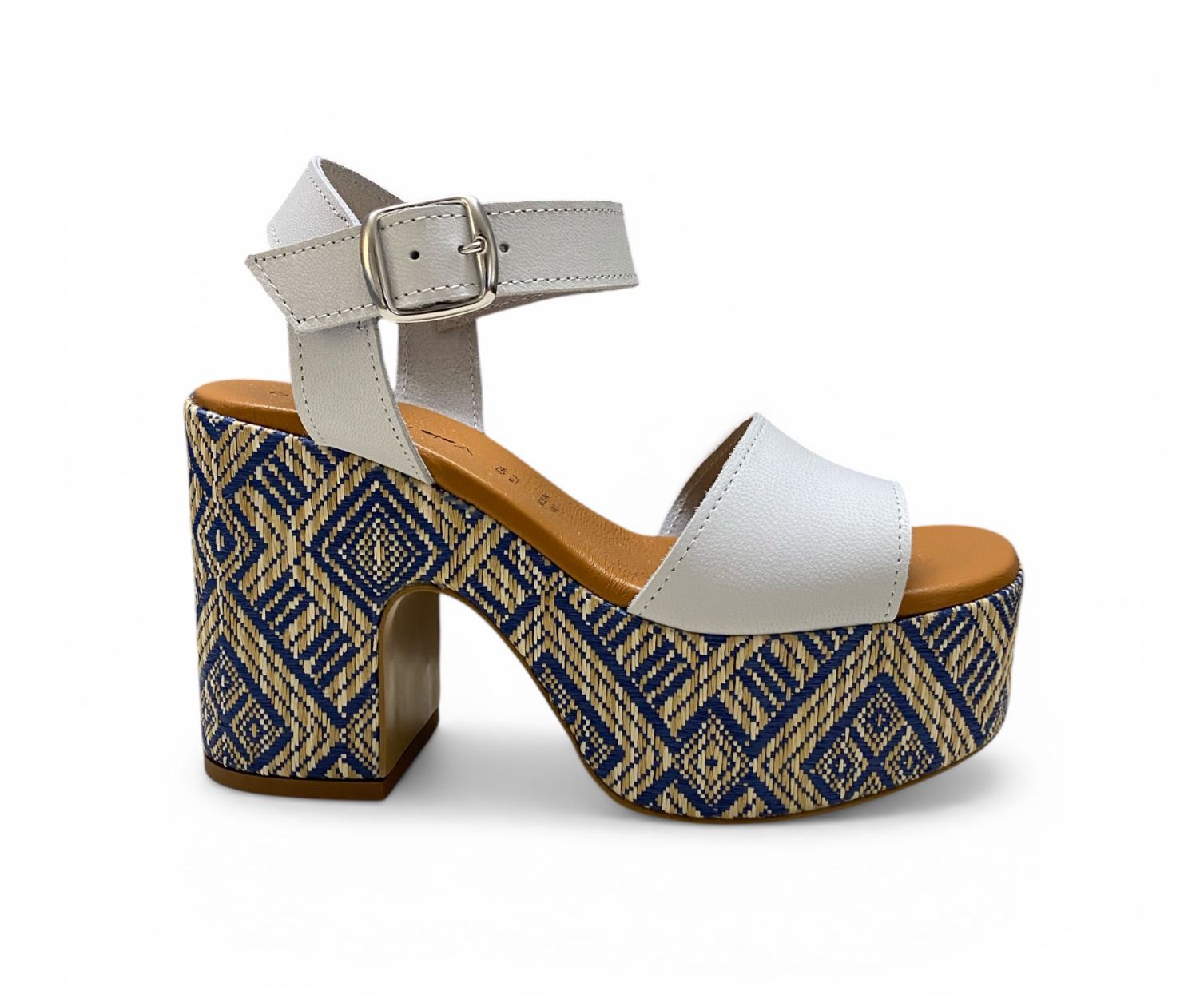 Sandali Tacco Zeppa Donna “PREGUNTA”2519002 003 ghiaccio
