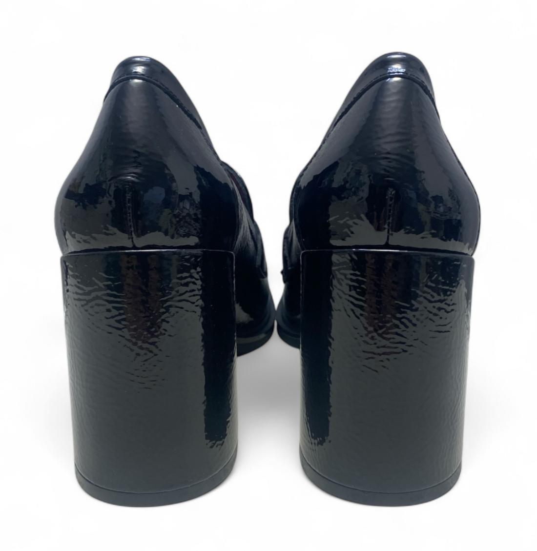 Mocassini Donna “Apepazza” F3TRENDY01/PAT  Terry Vernice Nero