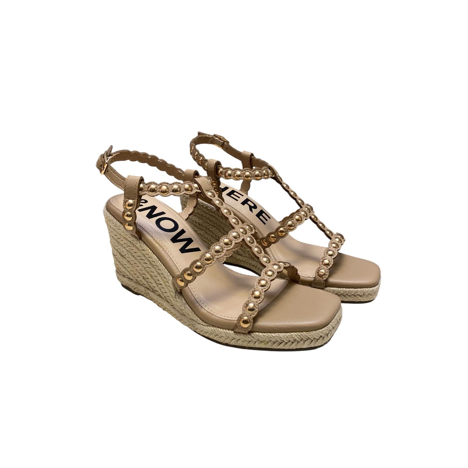 Sandali Zeppa Donna "MENBUR" 24889 0087 Nude