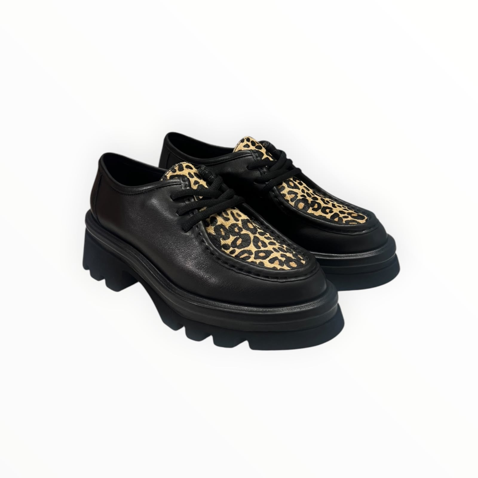 Mocassini Donna “BRUNO PREMI" BM7001X ANIMALIR LEO /NAPPA NERO