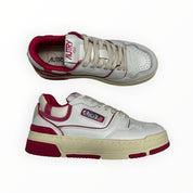 SNEAKERS “AUTRY” CLC ROLW MM44 PELLE BIANCO/FUCSIA