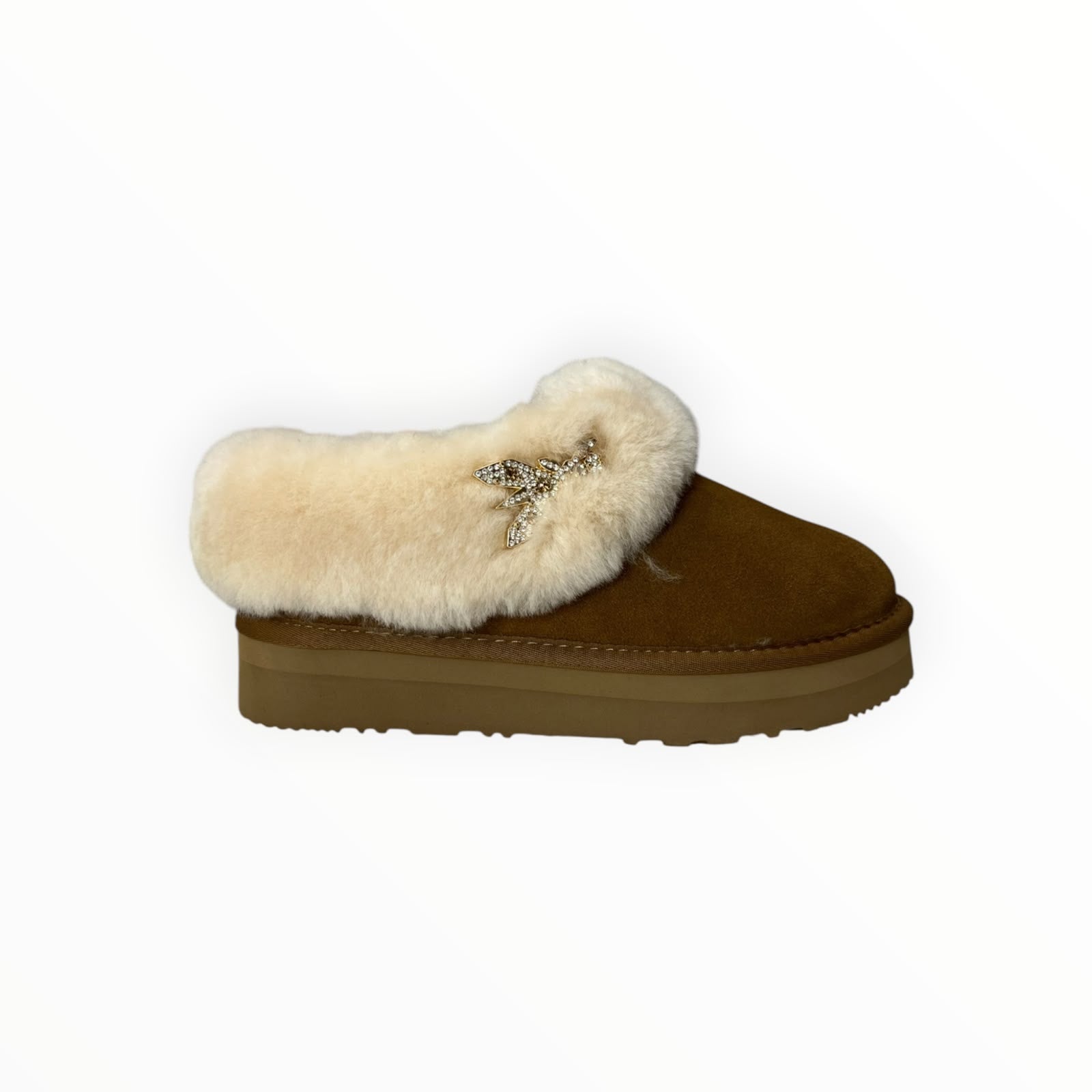 Mocassini Sabot  Donna “PATRIZIA PEPE" PPJ988  Camoscio Camel